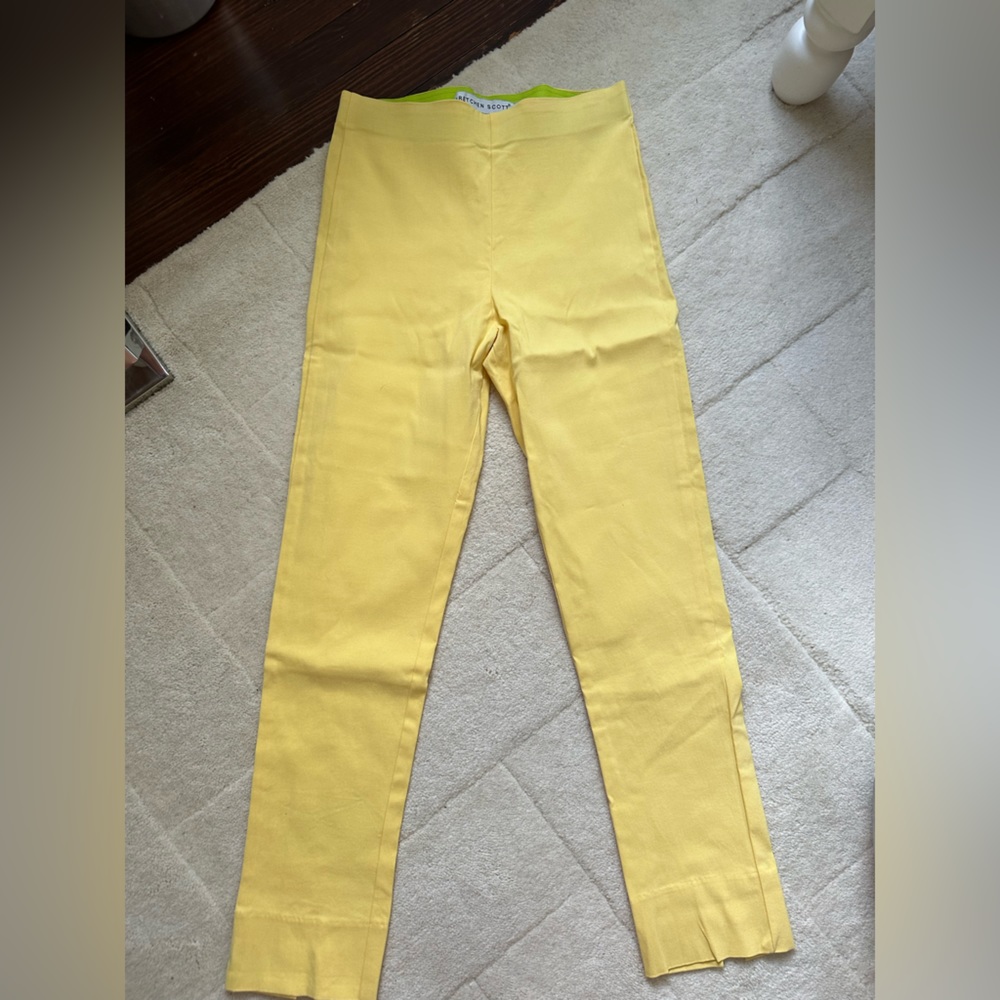 Gretchen Scott yellow pants.